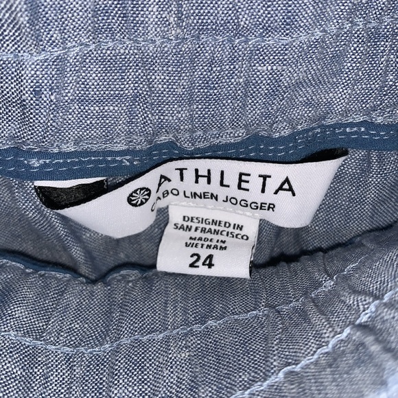 NWT Athleta Plus size Cabo Linen Jogger - Picture 4 of 11